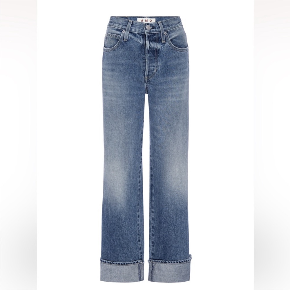 AMO Sonia Cuffed Jeans Taboo Wash size 29